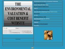 Tablet Screenshot of costbenefitanalysis.org